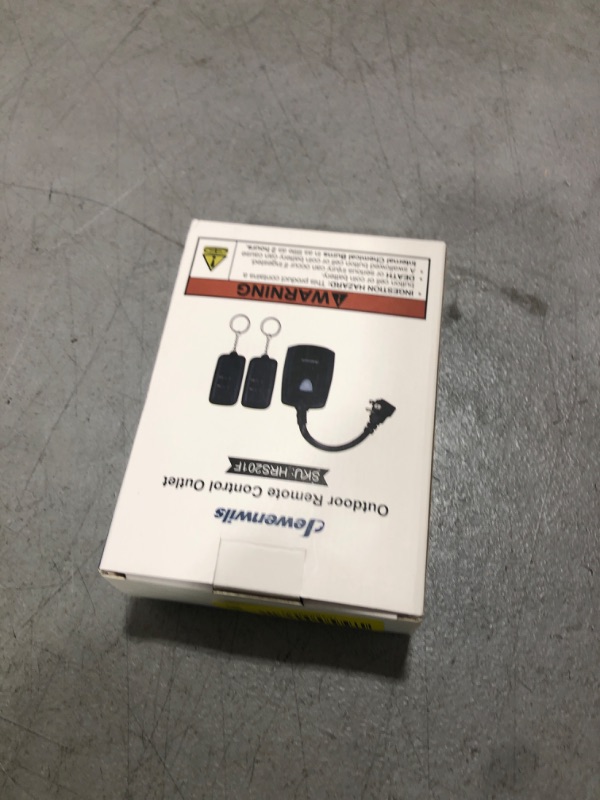 Photo 1 of DEWENWILS Wireless Remote Control Outdoor Outlet With 2 Remotes, Electrical Plug-in Light Switch, Weatherproof, 15 AMP Heavy Duty, 100 FT Range, for Lights, Lamp, Fans, ETL Listed