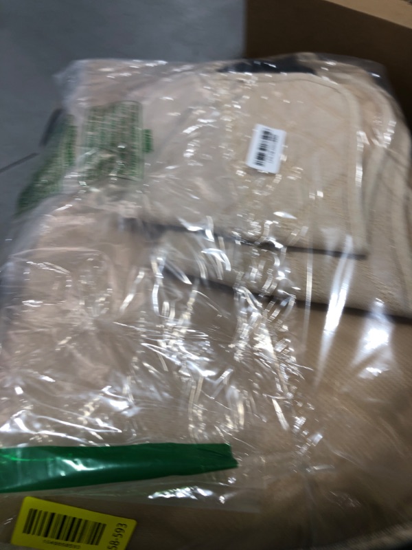 Photo 1 of ENOGE Linen Car Seat Covers Front Seat Covers Breathable Cloth Fabric Car Seat Protector Universal Fit Most Automotive, Van, SUV, Trucks (Beige, 2 Front)