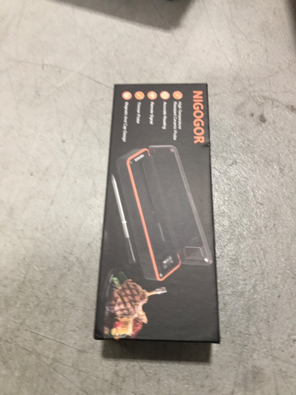 Photo 1 of Smart Wireless Meat Thermometer with Thinnest Probe, Bluetooth Food Thermometer, Remote Tracking and Real-Time Readings from Apps, for iOS and Android, for BBQ, Grill, Smoker