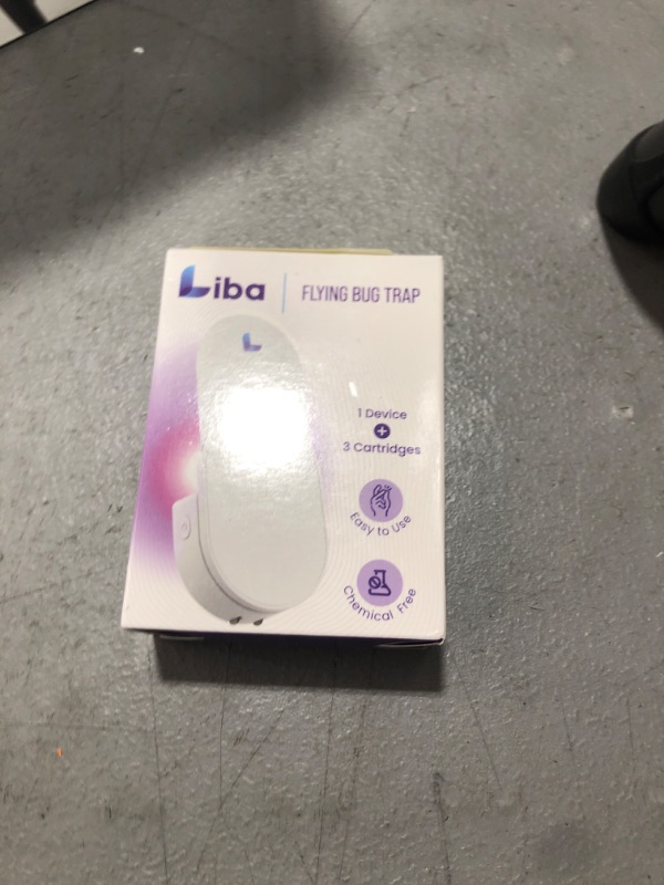 Photo 1 of LiBa Fly Trap Indoor for Home, Plug-in Flying Insect Trap for Flies, Fruit Flies, Moths, Gnats, Mosquito Killer Insect Catcher Fly Tapper with 3 Refill Glue Cards for Home Office