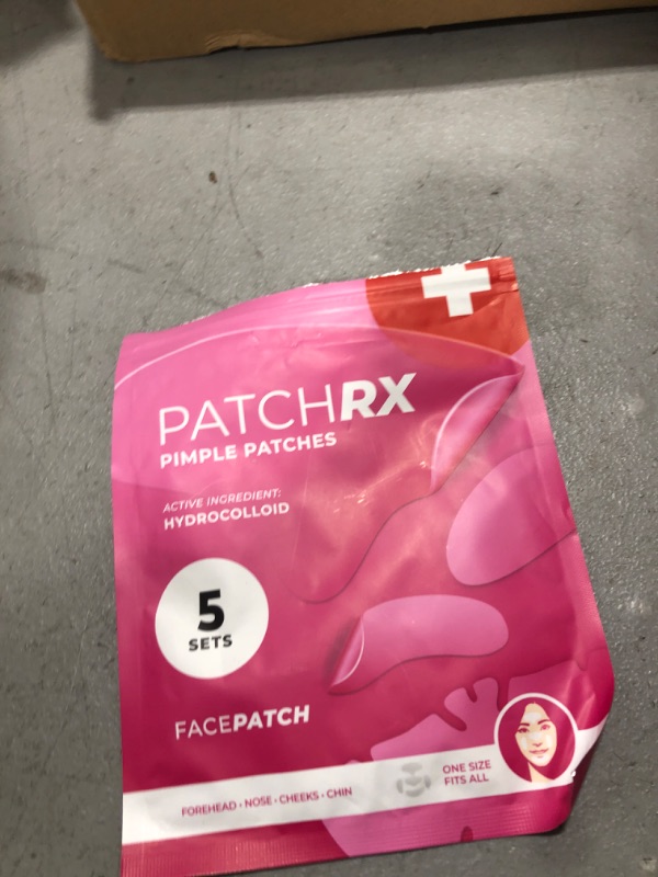 Photo 1 of PatchRx Full Face Pimple Patches (5 Sets), Reduce Pimples On Whole Face Overnight, Hydrocolloid Acne Mask, Pimple Patches, Large Acne Patches, Full Face Hydrocolloid Mask
