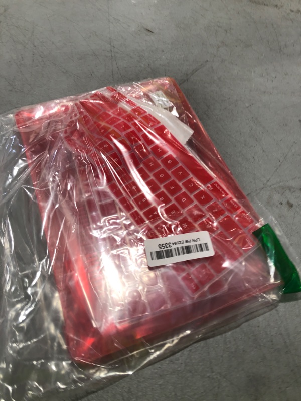 Photo 1 of CISSOOK Compatible with MacBook Air 13 inch Case Red 2021 2020 2019 2018 Model A2337 M1 A2179 A1932, Hard Shell Case with Keyboard Cover for M1 Mac Air 13-inch with Touch ID 2021-2018 Release, Red