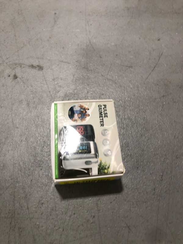 Photo 1 of Fingertip Pulse Oximeter Blood Oxygen Monitor Pulse Ox, Heart Rate and Fast Spo2 Reading Oxygen Meter with OLED Screen Included Batteries and Lanyard