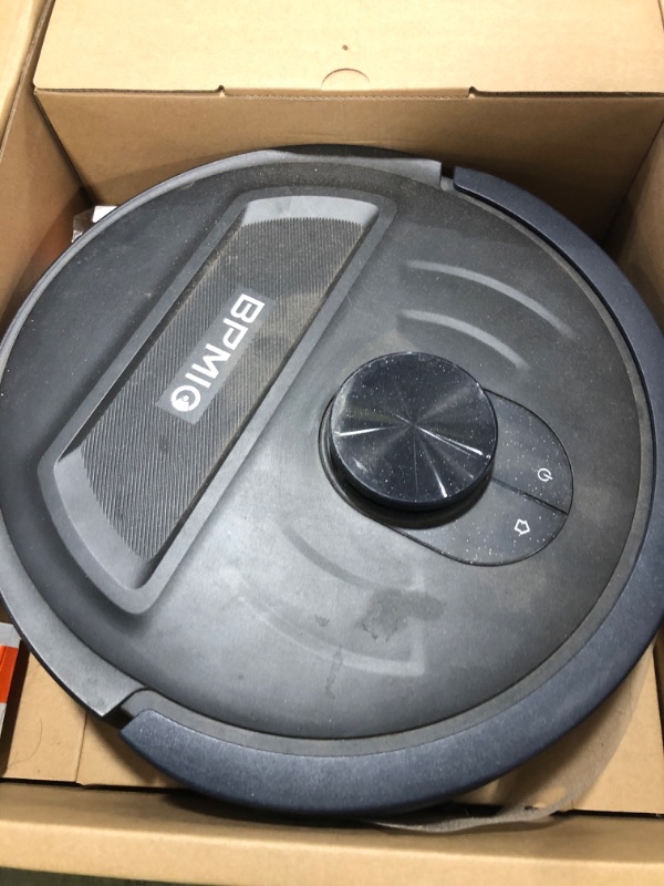 Photo 1 of BPMIO Robot Vacuum and Mop Combo, 5500Pa Strong Suction, LiDAR Navigation with Smart Mapping, 120-Min Runtime, Custom Cleaning Schedule, Alexa & WiFi/App Compatible, Ideal for Pet Hair & Hard Floors