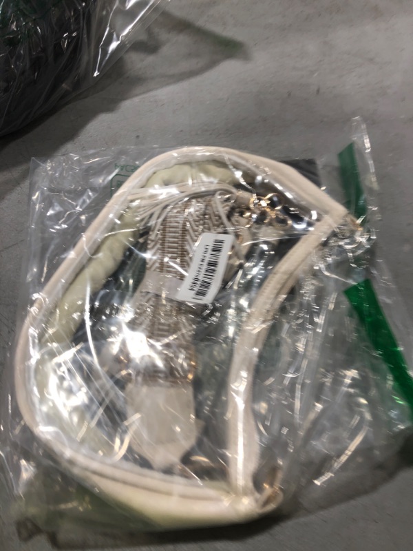 Photo 1 of XYWstore Clear Bag for Stadium Events, Clear Purses for women stadium crossbody.Clear Crossbody Bag Stadium Approved(Milky White)