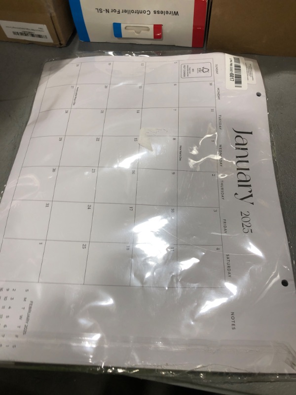 Photo 1 of Cabbrix Simplified Desk Calendar 2025-2026, Aesthetic Desk Pad Calendar 15 x 12 Inch July 2025 to December 2026, Desk Blotter Calendar for Home Office and School