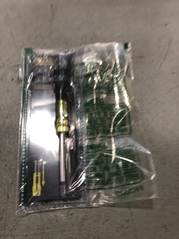 Photo 1 of Klein Tools 32614 Multi-bit Precision Screwdriver Set, 4-in-1 Electronics Pocket Screwdriver, Professional Phillips and Slotted Bits, EDC