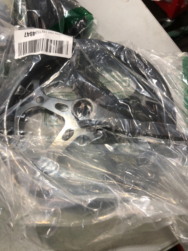 Photo 1 of Kisangel 1 Set Bicycle Crankset, 52T 170mm Metal Single Sprocket Gear Crankset for Mountain Bike Chain Wheel with Hand Crank Accessories