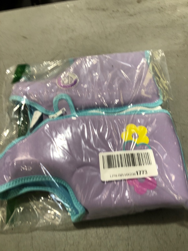 Photo 1 of Pottwal Swim Vest for Kids - Swim Jacket for 1-2 Years (24-33LBS) - Buoyancy Aid Made of Neoprene & EPE - with Adjustable Crotch Strap - Purple