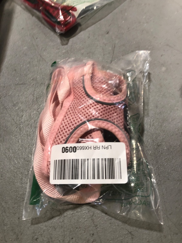 Photo 1 of Fida Cat Harness and Leash Set for Walking Kitten and Puppy, Escape Proof Kitten Harness with Breathable Lightweight Soft Mesh, Adjustable Reflective Step-in Design. (XXXS, Pink)