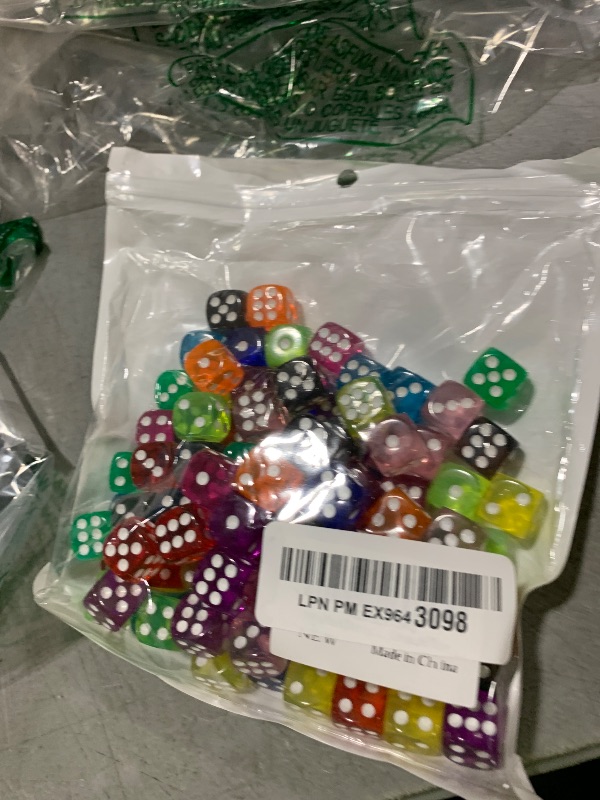Photo 1 of Rerdeim 110 Pieces Dice Set, Colored Game Bulk Dices, Colorful Dices, 6 Sided Dice for Classroom Teaching, Board Game, Playing, Rolling, Small Six Sided 11 Color Red, Yellow, Blue, Green and More