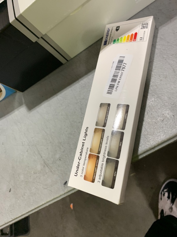 Photo 1 of Rihvy Under Cabinet Lighting 8 Inches Rechargeable Motion Sensor Light Indoor, 3 Color Dimmable Closet Light Battery Operated, USB Stick on LED Magnetic Under Counter Lights for Kitchen Stair, 3 Packs