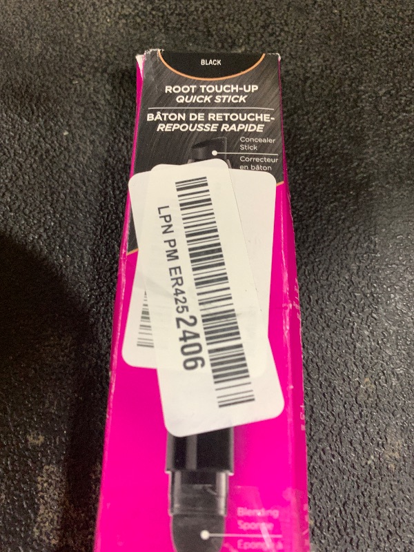 Photo 1 of EVERPRO Gray Away Root Touchup Quick Stick, Black, 0.1 Oz