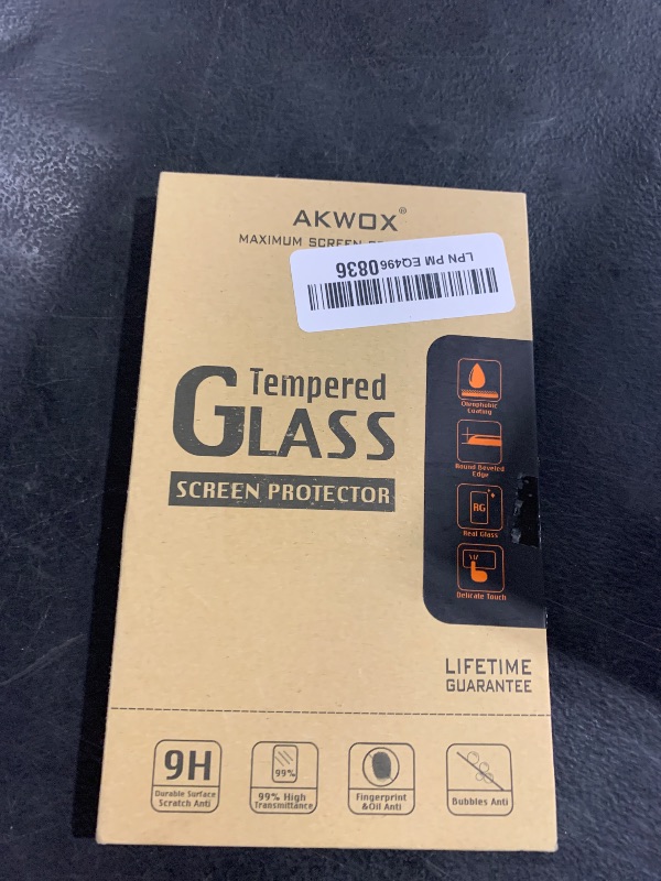 Photo 1 of AKWOX 2 Front+2 Back Covers Screen Protectors Compatible with Sony PlayStation Vita 1000, (4-Pack) 9H Tempered Glass Front Screen Protector and HD Clear PET Back Screen Protective Film