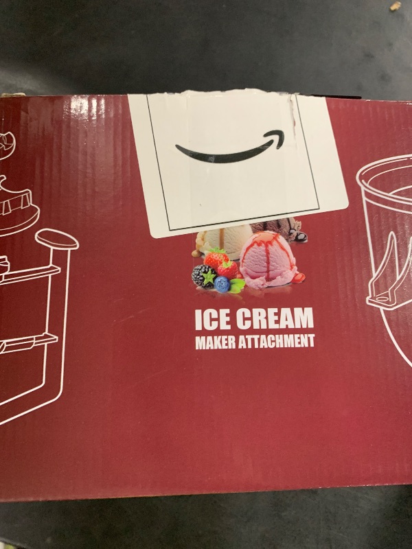 Photo 1 of Ice Cream Maker Attachment for KitchenAid Stand Mixer, Ice Cream Bowl Compatible with 4.5Qt and Larger Stand Mixers, Ice Cream & Sorbet Gelato Maker Attachment, 2 Quart, White
