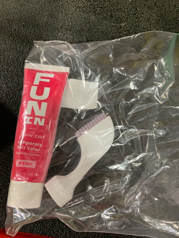 Photo 1 of Fun In by Sun In Temporary Hair Color with Easy Brush Applicator for Kids, Teens & Adults - Washable One day color for Festivals, Events & Parties - All Hair Types