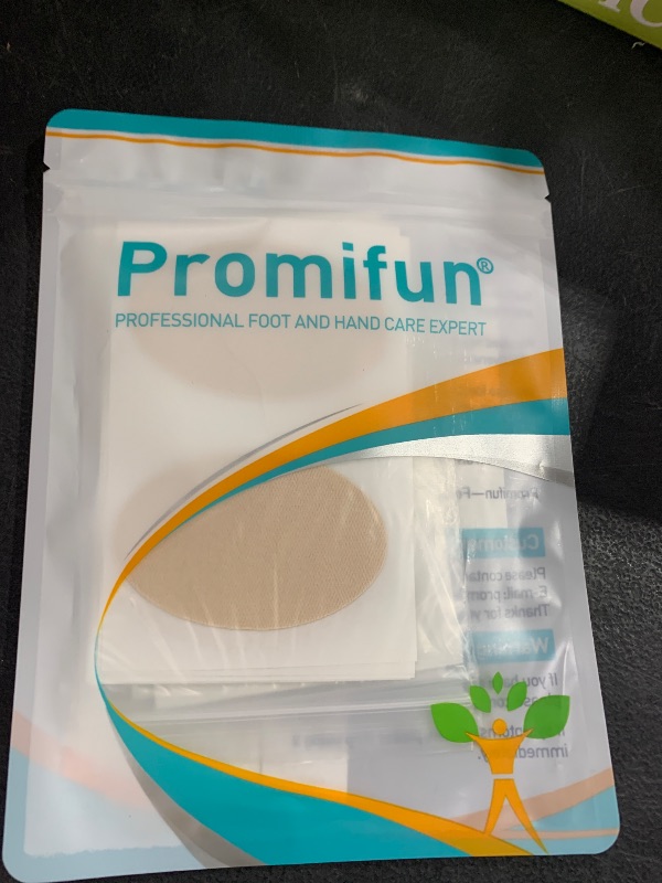 Photo 1 of Promifun Moleskin Strips with Adhesive Blister Prevention Pads Mole Skin Tape Stickers for Feet Heel Shoes Padding-24 Sheets of 4 Shapes?Beige