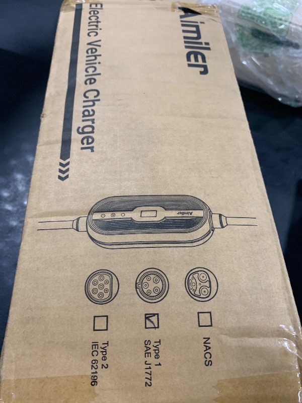 Photo 1 of AIMILER Level 2 Electric Vehicle (EV) Charger(WIFI APP/Plug-play), 32A, 25ft Cable ETL Certified, 220V-240V NEMA 14-50P Plug EVSE w/ J1772 Connector, Portable EV Car Charging Stations for Home Level 2