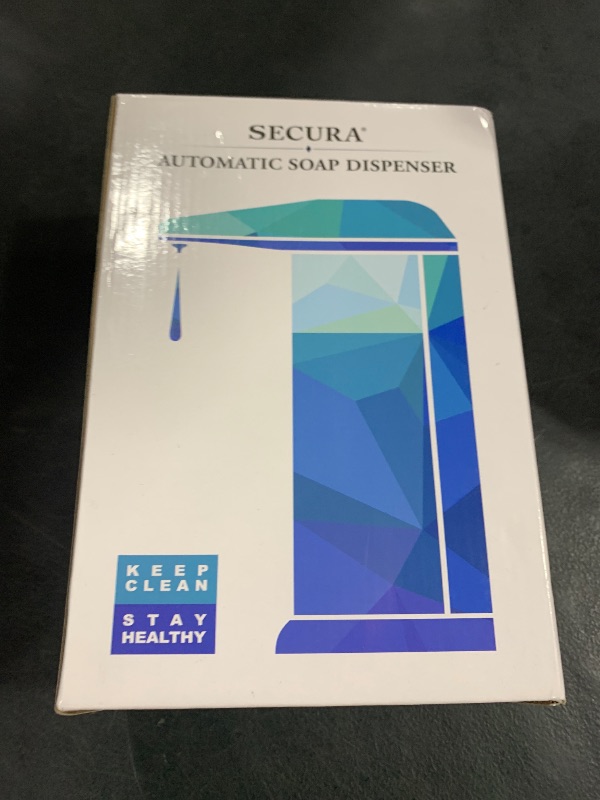 Photo 1 of Secura 17oz Automatic Liquid Soap Dispenser, Touchless Battery Operated Hand Soap Dispenser with Adjustable Soap Dispensing Volume Control Dial, Personal Care Dispenser for Household Use (Chrome)