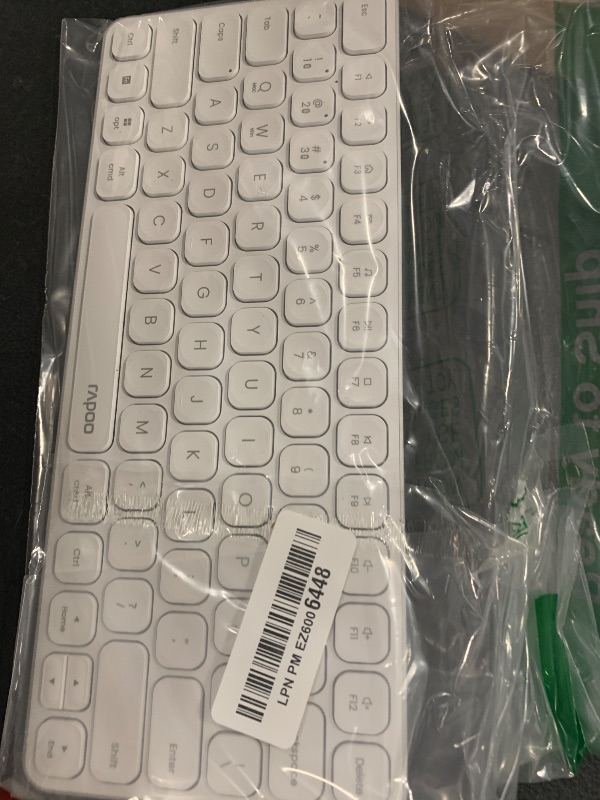Photo 1 of Rapoo 9010M Multi-Device Keyboard and Mouse Combo, 2.4GHz/Bluetooth 5.0/4.0 Wireless Keyboard & Mouse Set for Windows/Mac/Linux/Chrome, Support 4 Devices, Low-Profile Silent Click, Battery Powered