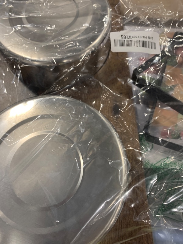 Photo 1 of KEVIDEAWL Elevated Dog Bowls for Small Medium Wood Dogs Raised Bowl Stand with 2 Stainless Steel Deep Dog Food and Water Bowls, Anti Vomit, Non-Slip Feeding Dishes(Tilted?3 inches in Height, 40oz