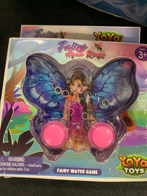 Photo 1 of YoYa Toys Fairy Butterfly Ring Toss Game - Kids Handheld with Cute Pixie Design, Classic-Style Retro Game, Portable & Travel-Friendly