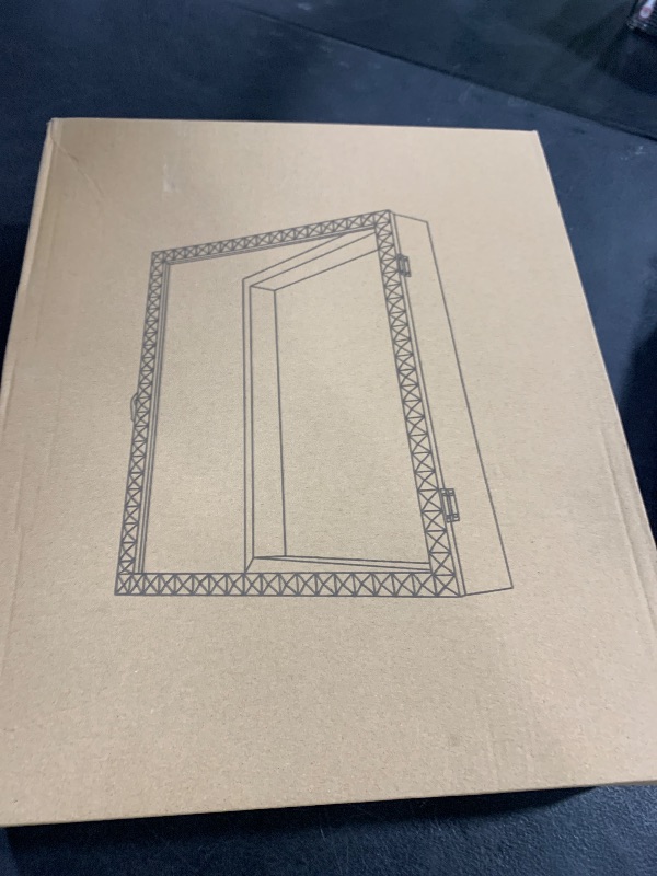 Photo 1 of SZQINJI Shadow Box Frame 11x14 Deep Large Shadow Box Display Cases Wood Memory Box with Diamond Shape Door Vintage Lock for Graduation Medals Photos Baby Wedding Flower Pet Memorial Keepsakes White