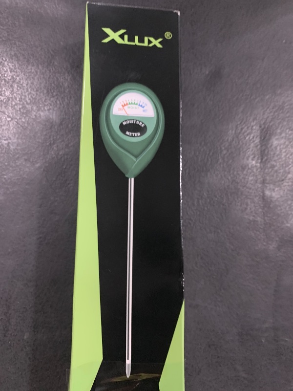 Photo 1 of XLUX Soil Moisture Meter, Plant Water Monitor, Hygrometer Sensor for Gardening, Farming, Indoor and Outdoor Plants, No Batteries Required