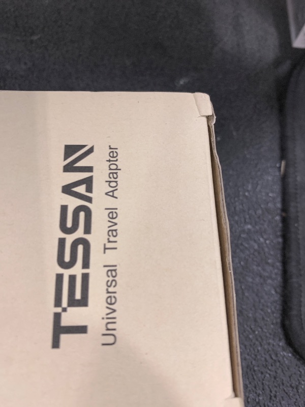 Photo 1 of TESSAN Universal Travel Adapter 35W, International Plug Adapter Built-in 1 USB C Cable, 4 USB Ports Travel Adaptor Worldwide for US to European EU UK AUS Ireland(Type C/G/A/I)