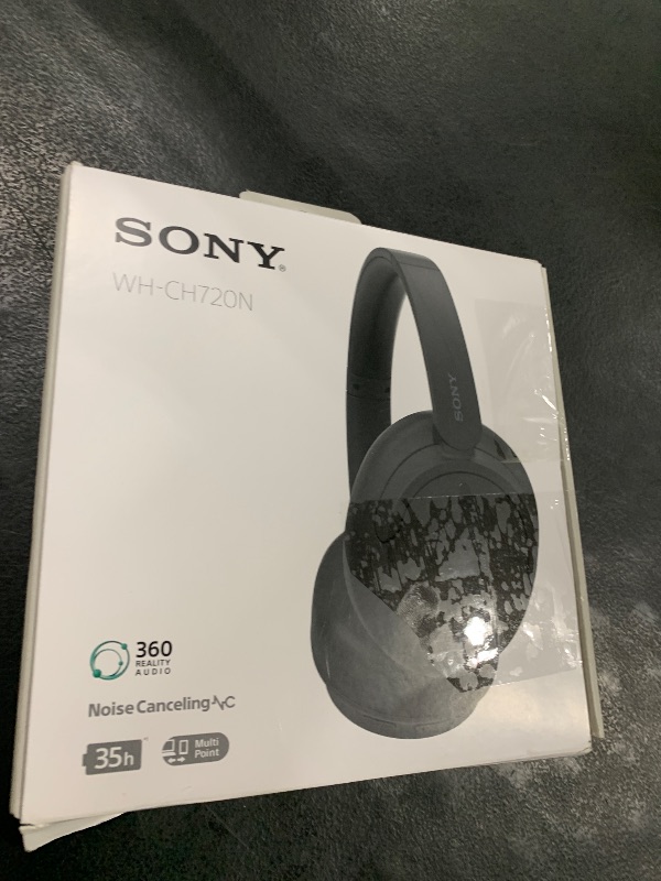 Photo 1 of Sony WH-CH720N Noise Canceling Wireless Headphones Bluetooth Over The Ear Headset with Microphone and Alexa Built-in, Black New