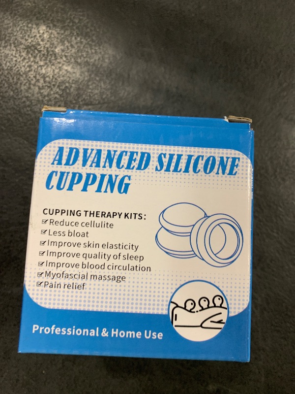 Photo 1 of Excitsayno Silicone Cupping Therapy Sets, Cupping Kit for Massage Therapy,Anti Cellulite Cup, for Cellulite Reduction Joint Pain Muscle Pain