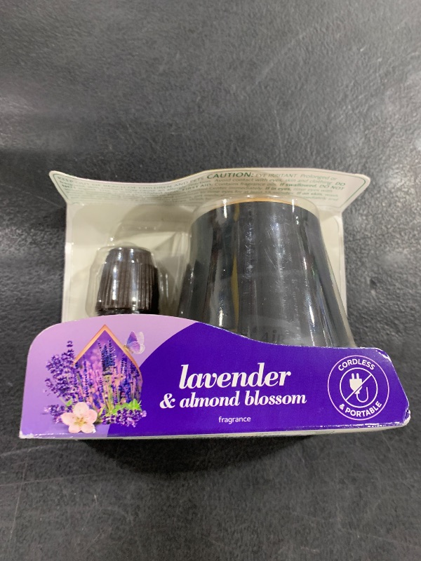 Photo 1 of Air Wick Essential Mist Starter Kit, Diffuser + 1 Refill, Lavender and Almond Blossom, Air Freshener, Essential Oils