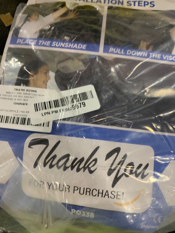 Photo 1 of EcoNour Car Windshield Sun Shade | 2025 Upgraded Innovative No-Light-Pass Technology for Maximum Coverage | Foldable Sun Shade Keeps Your Vehicle Cool | Must-Have Car Accessories | Small (59" x 29")