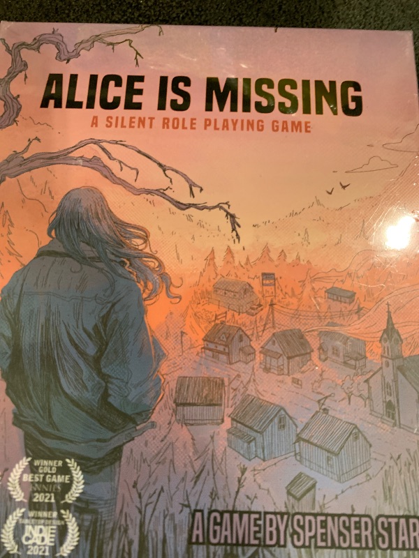 Photo 1 of Renegade Game Studios Alice is Missing- A Silent Role Playing Game, 3-5 Players, 2-3 Hours, Ages 16+