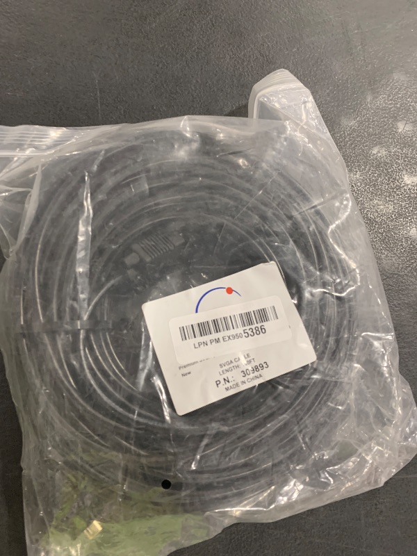Photo 1 of Cables Direct Online 100FT SVGA Monitor Cable - Male to Male VGA to VGA 1080P for PC, Projector, Laptop, TV