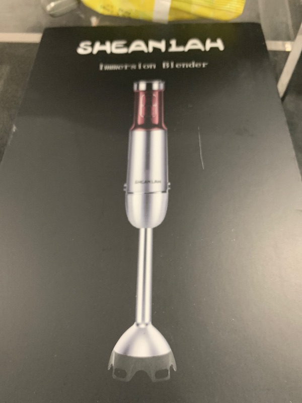 Photo 1 of Powerful Immersion Blender handheld, 2025 New Update Hand Blender, Scratch-Resistant Corded Hand Mixer with Heavy-Duty Copper Brushless Motor and Gift Box Red