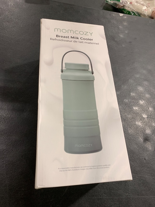 Photo 1 of Momcozy 22oz Portable Breast Milk Cooler for Outdoor, Life Saver with 360° Total Cooling for 24 Hours, Larger Capacity Travel Breastmilk Chiller with 2pcs Baby Bottles for Breastmilk Storage, Green