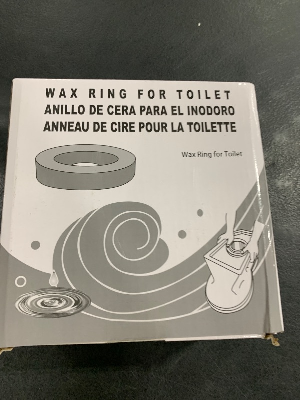 Photo 1 of Hibbent 2 Pack Toilet Wax Ring, Thick Toilet Bowl Wax Ring Gasket for Toilet Bowl, Polyethylene Flange- Gas, Odor and Watertight Seal, Fits 3-inch and 4-inch Waste Line