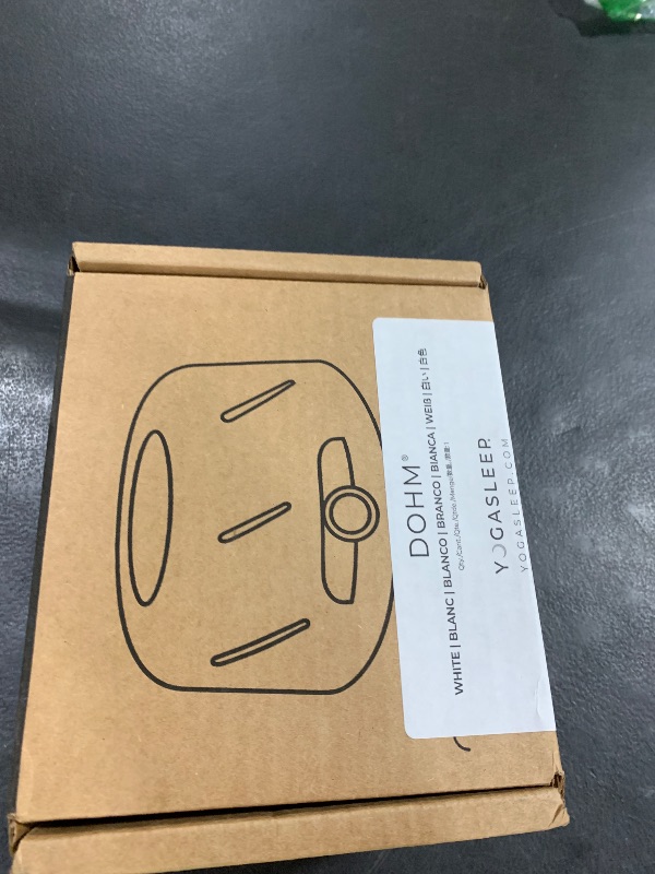 Photo 1 of Yogasleep Dohm (White/Gray) The Original White Noise Machine, Relaxing Natural Sound from a Real Fan, Sleep Aid & Noise Cancelling for Adults & Baby, Office Privacy & Meditation, Baby Registry