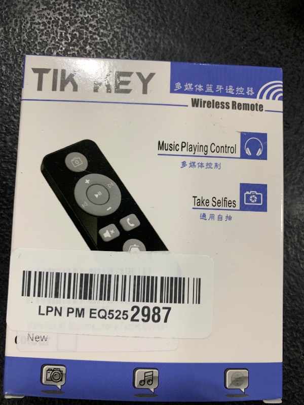 Photo 1 of Mars Fox BT Multimedia Music Player Remote Control for Play Pause Next Prevtrack Volume Up/Down Mute Fit for iOS iPhone ipad Android System Smartphone Tablet Devices Sony FiiO Player ect
