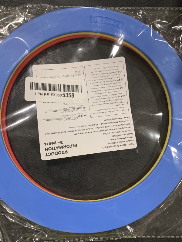 Photo 1 of oazoxcx Juggling Rings Set of 3?Learn to Juggle with Juggling Rings for Beginners & Professionals?9.5" Diametert (Blue/Red/Yellow)