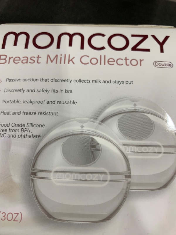 Photo 1 of Momcozy Breast Milk Collector, Milk Collectors for Breastfeeding, Reusable Breast Milk Shells, Silicone Catcher with More Fit & Soft (3oz/90ml, 2 Counts)