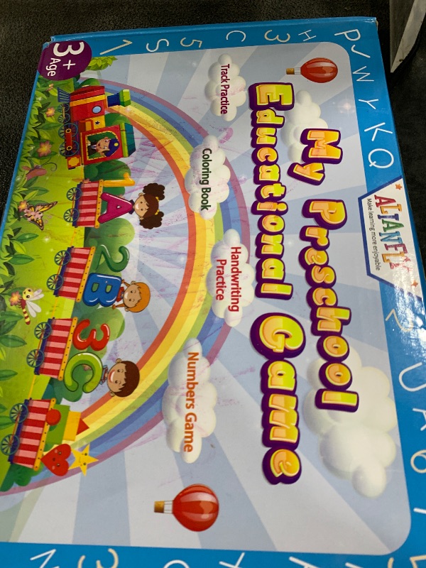 Photo 1 of ALIANFLY Preschool Learning Activities Educational Workbook - Toddler Prek Montessori Handwriting Practice Activity Tracing Toys Busy Book for Kids, Autism Learning Materials and ABC Learning Book