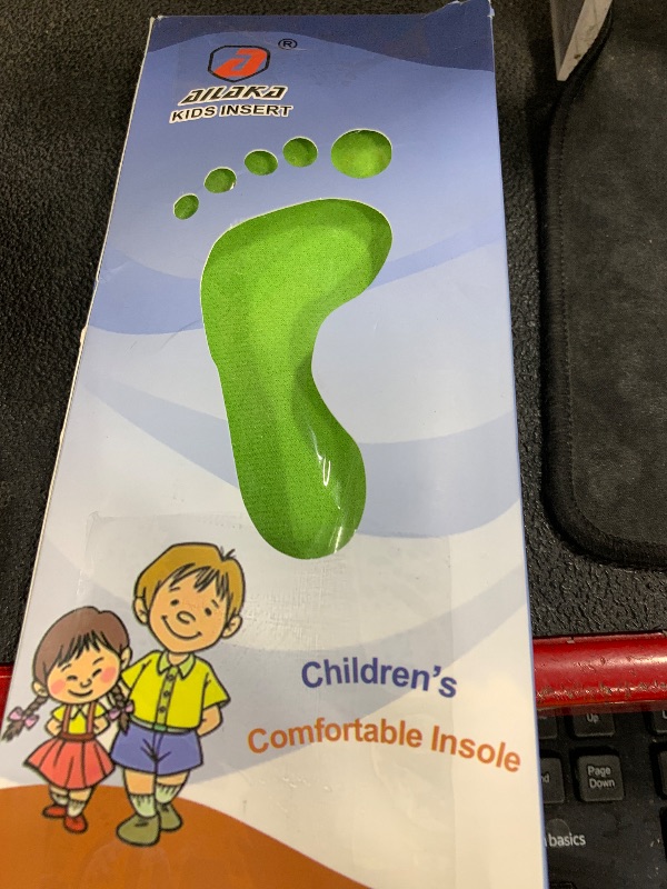 Photo 1 of Ailaka Kids Orthotic Arch Support Insoles, PU Foam Cushioning Arch Support Shoe Insert for Overpronation Children Toddlers Flat feet, Plantar Fasciitis(12-1.5 M US Little Kid)
