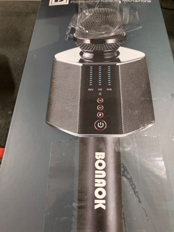 Photo 1 of BONAOK Karaoke Microphone, Portable Wireless Bluetooth Karaoke Mic for Adults&Kids Car Home Outdoor Party, Karaoke Machine for PC/All Smartphone G50 Black 2025