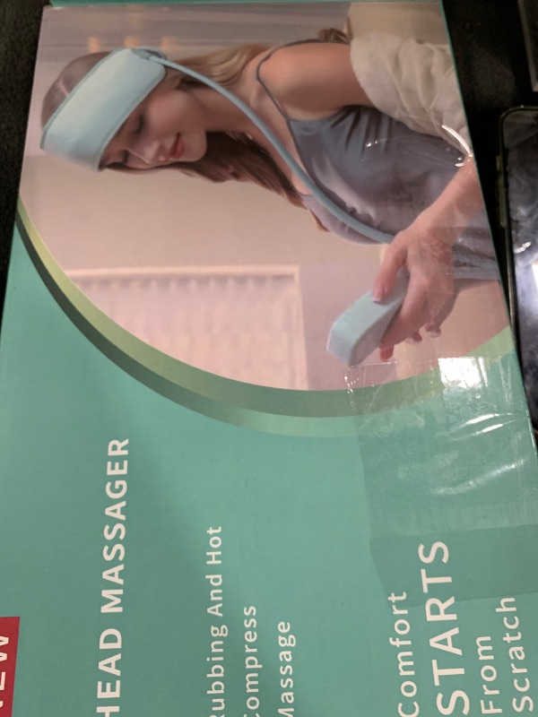 Photo 1 of Head Massager Scalp,Rechargeable Massager for Head,Portable Electric Percussion for Deep Relaxation & Stress Relief,Great Gift for Mom and Grandma