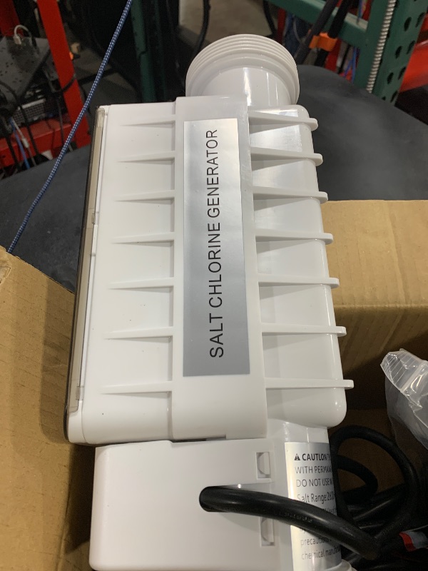 Photo 1 of 520555 Salt Chlorine Generator Cell, Suitable for Pools Up to 40,000 Gallons, Includes 15' Cable 2" PVC Unions