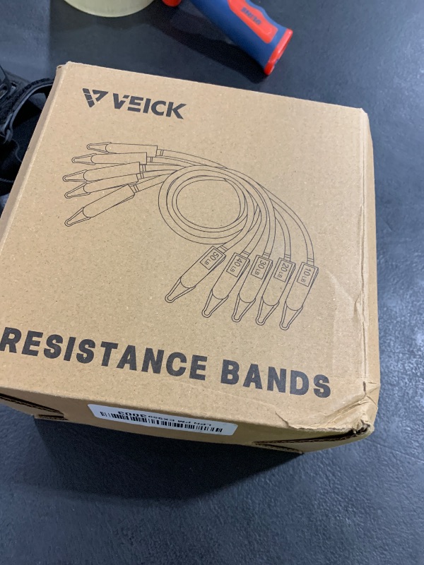 Photo 1 of VEICK Resistance Bands, Exercise Bands, Workout Bands, Resistance Bands for Working Out with Handles for Men and Women, Exercising Bands for Fitness Weights Work Out at Home