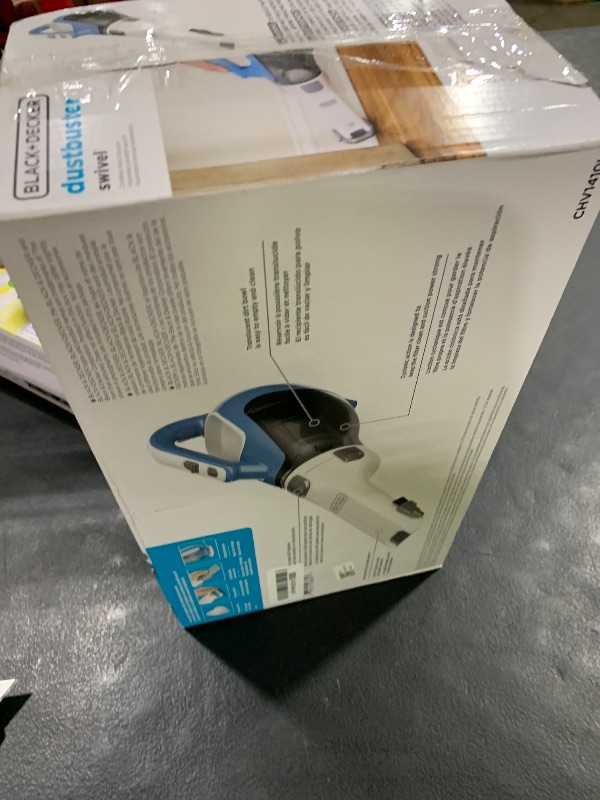 Photo 1 of BLACK+DECKER dustbuster AdvancedClean Cordless Handheld Vacuum, Compact Home and Car Vacuum with Crevice Tool (CHV1410L)