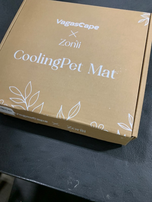 Photo 1 of Vagascape Dog Cooling Mat - Large Leaf Shaped, Washable, Non-Slip, Summer Pad for Dogs and Cats, Lightweight